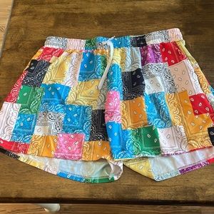 SHEIN Patchwork Shorts Size 3X
